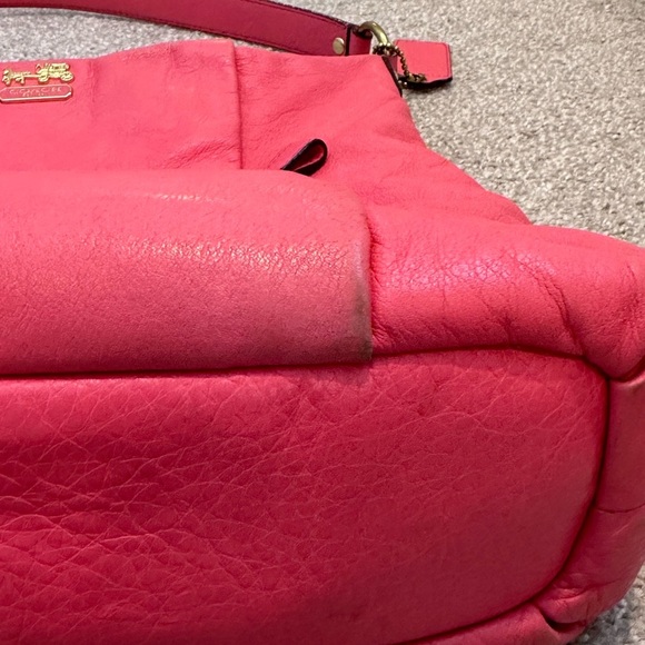 Coach Pink Leather Madison Isabelle Shoulder Bag Purse 21224 - Picture 12 of 14